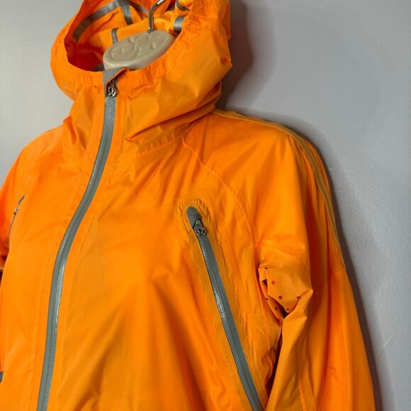 Lululemon Women's Rise And Shine Hooded Zip Vented Jacket Pockets Running Sz 4 - Picture 8 of 14